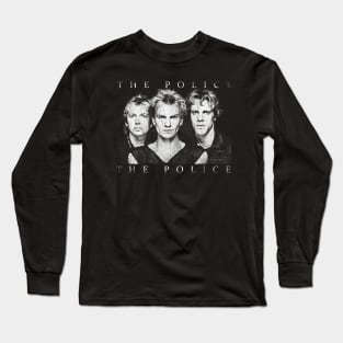 Retro The Police Long Sleeve T-Shirt